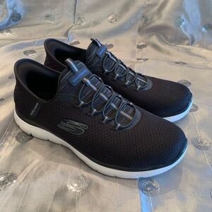 Skechers Black Athletic Shoes
